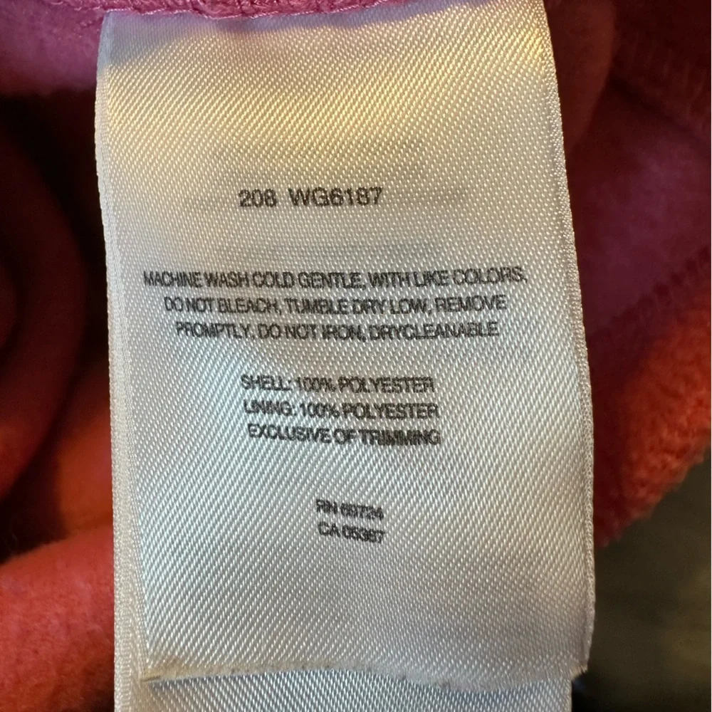 Columbia Youth Fleece Jacket in Pink